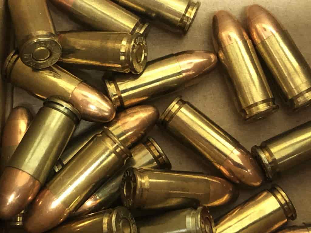 9MM FULL METAL JACKET BULLETS