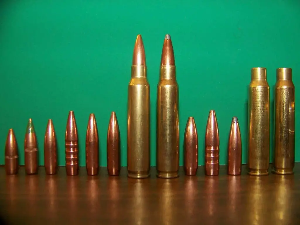 Different types of ammo