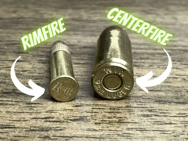 Rimfire vs centerfire bullets