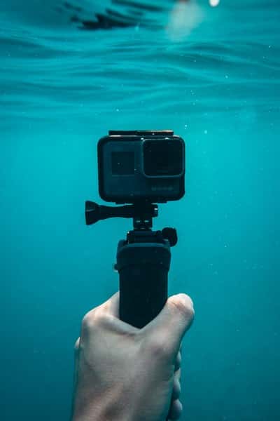 GoPro camera underwater